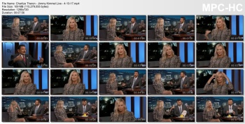 Charlize Theron - Jimmy Kimmel Live - 4-13-17